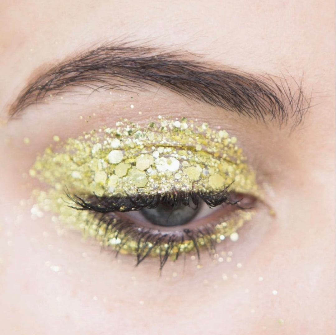 paillettes parachute doré