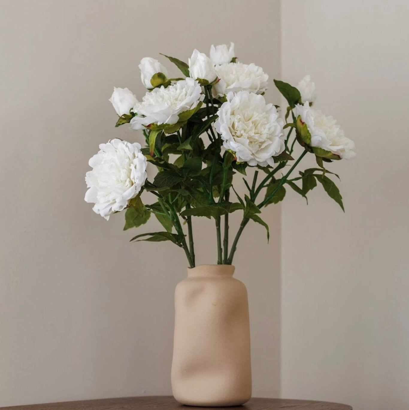Fleur Pivoine papier blanche