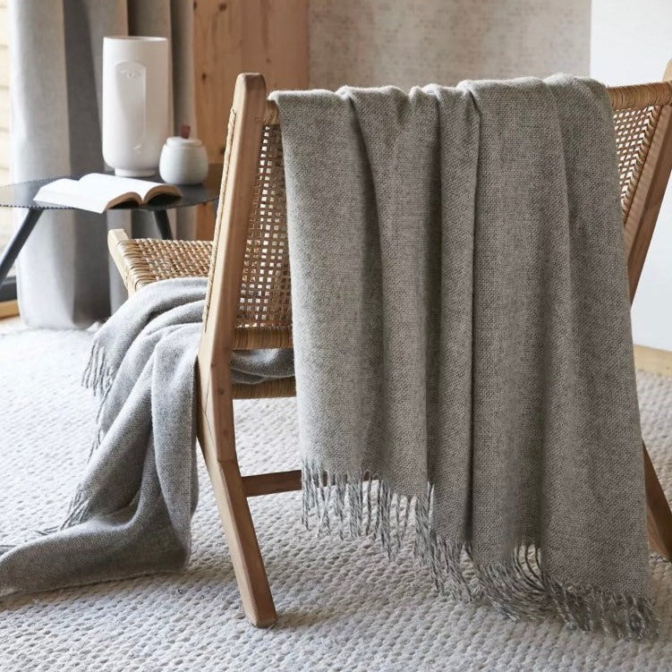 Plaid Laine Gris