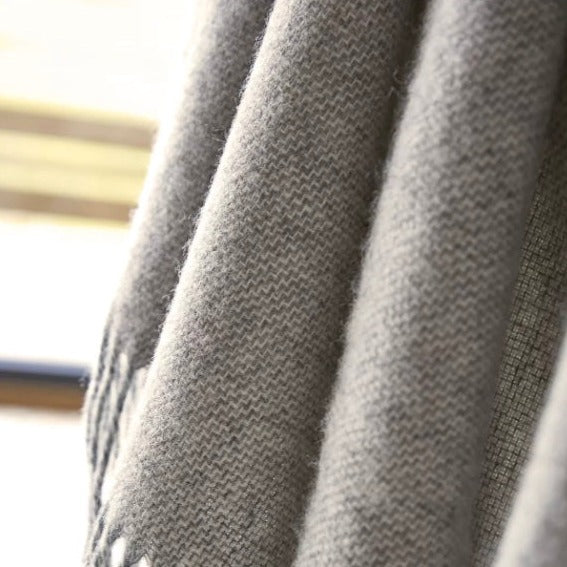 Plaid Laine Gris