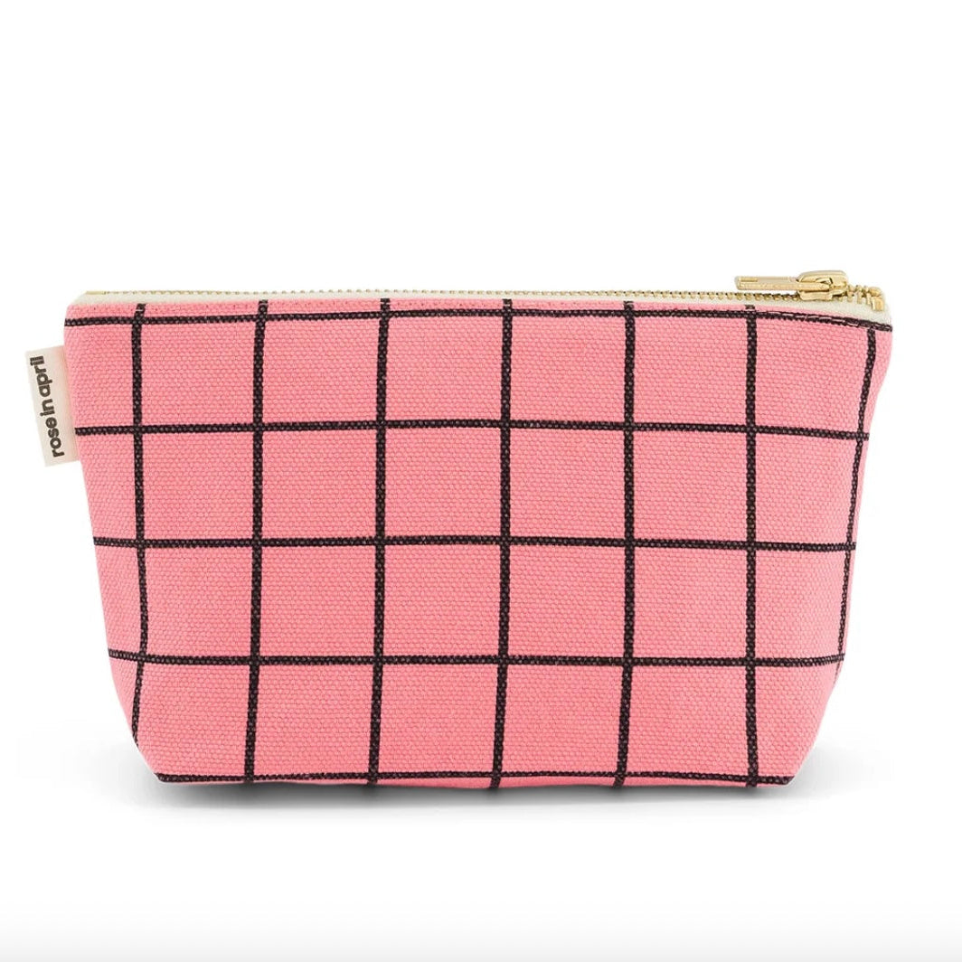 Trousse check Funky pink