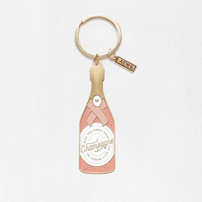 Porte clés champagne