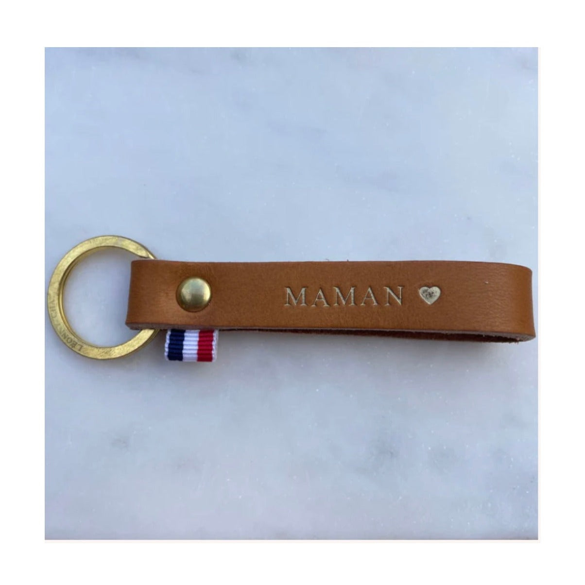 Porte clé Léo Camel Maman coeur