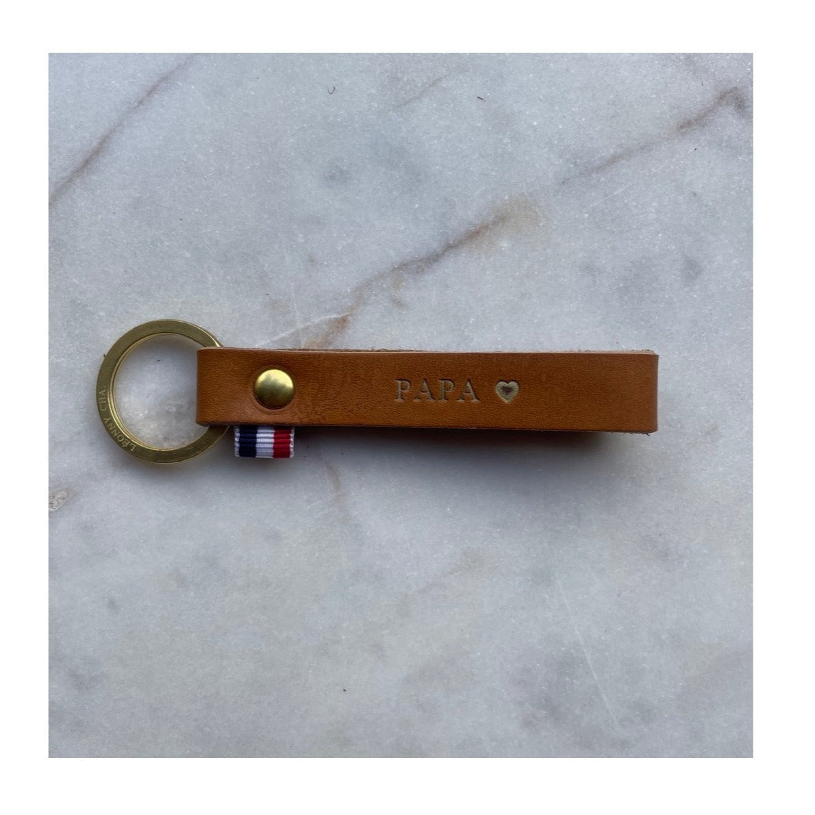 Porte clé Léo Camel Papa coeur