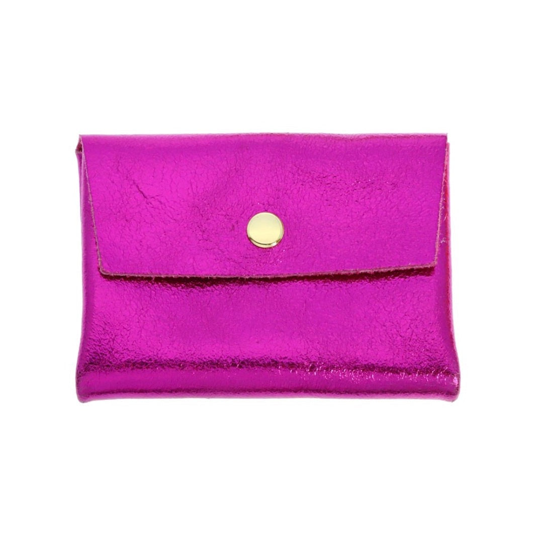 Porte monnaie double - Rose Fuschia
