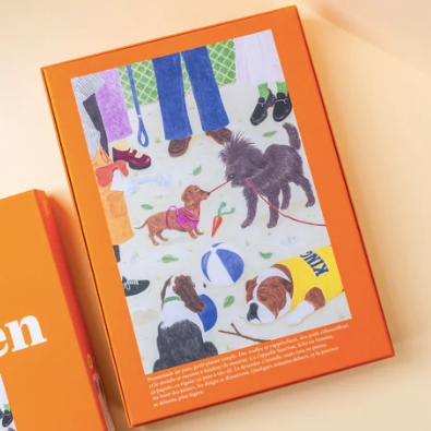 jour ferie puzzle sortir le chien 1000 pièces