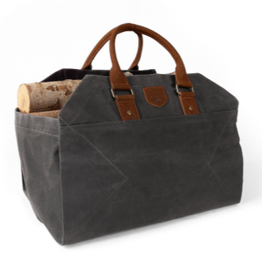 alaskan maker sac à bûches waxé charbon
