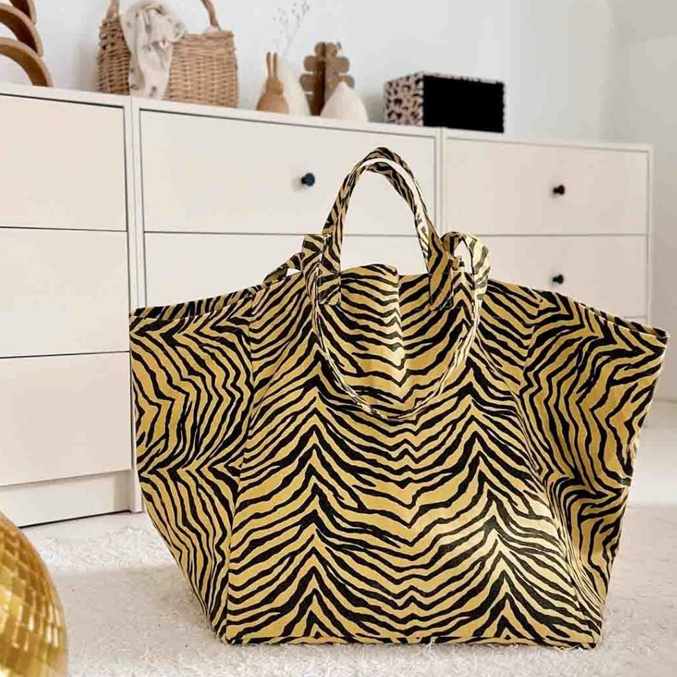 Sac cabas Zèbre Bambou