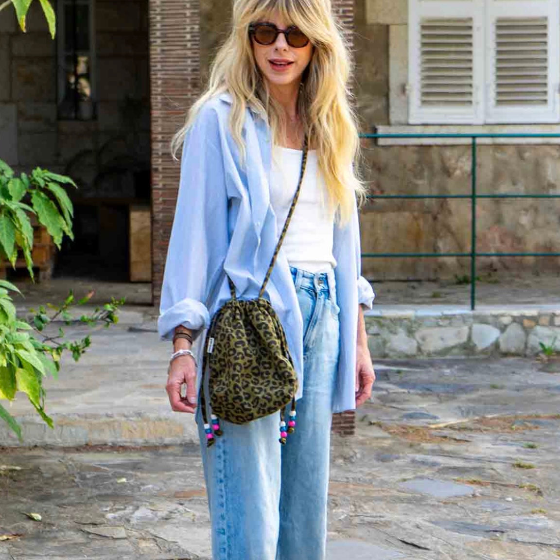 Sac seau Paloma graou Olive