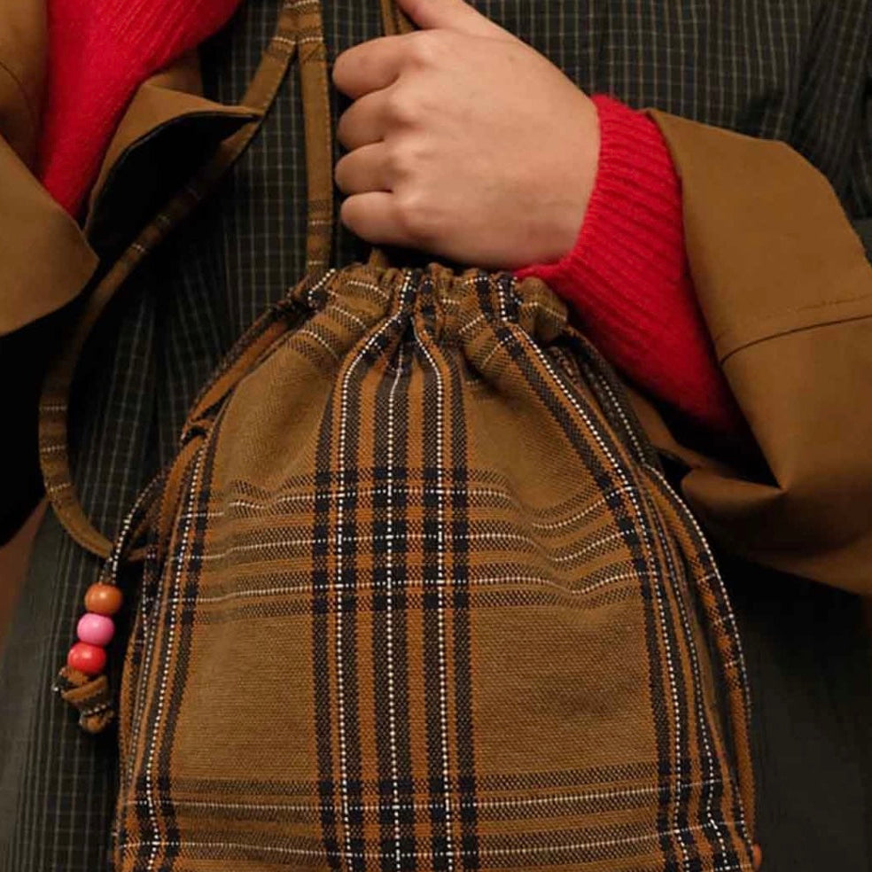 Sac seau Paloma Tartan