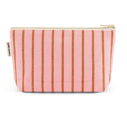 rose in april trousse sofia rayures