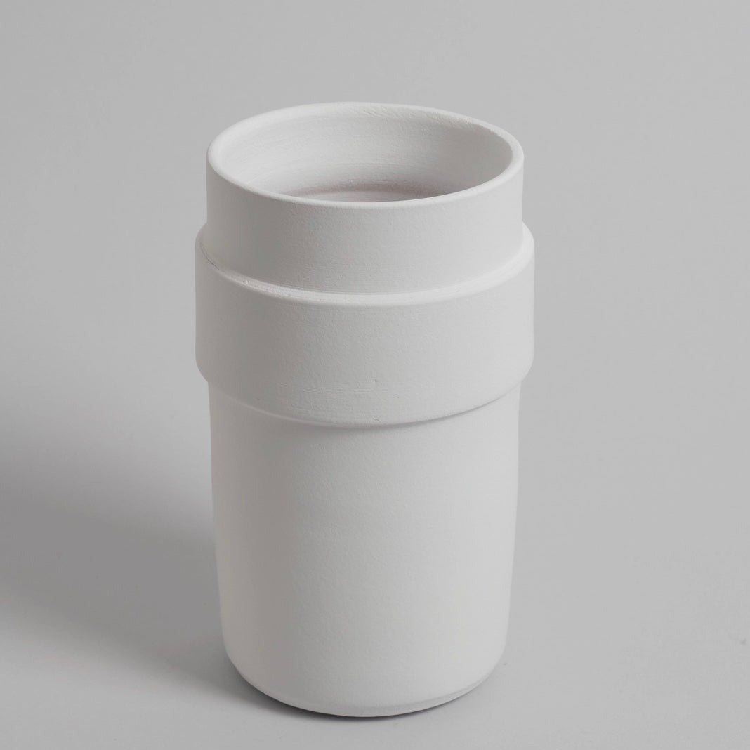 Vase blanc - Symétrique - 03