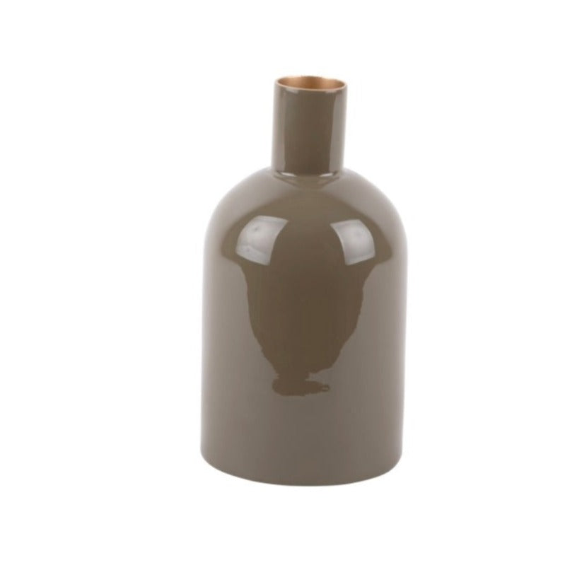 Vase bouteille émaillé