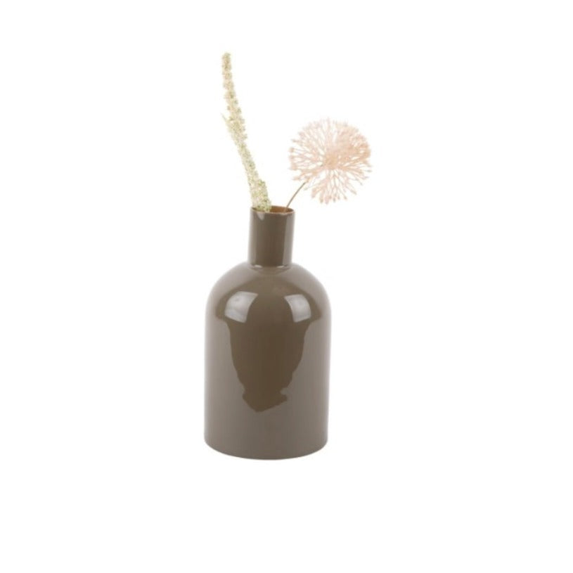 Vase bouteille émaillé