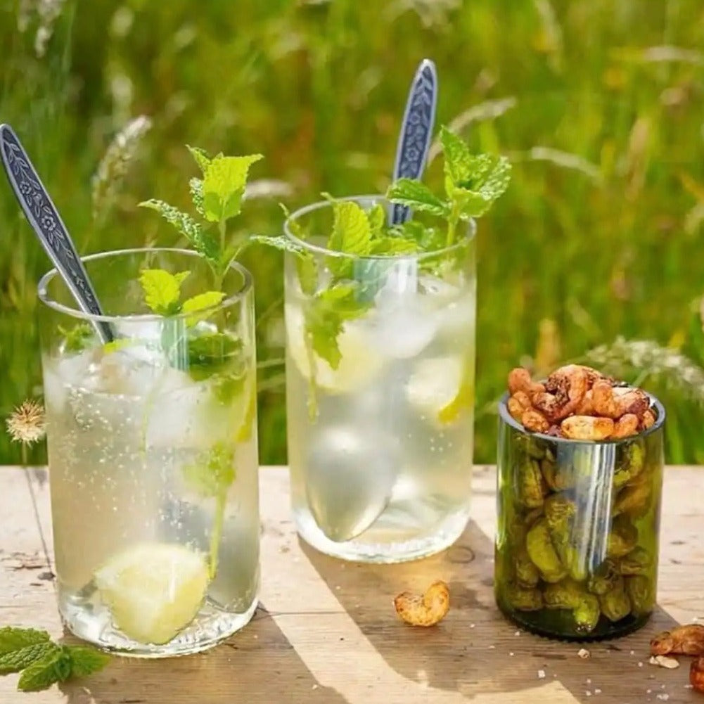 Verre cocktail blanc X4