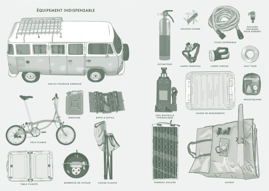 Van life carnet de voyage