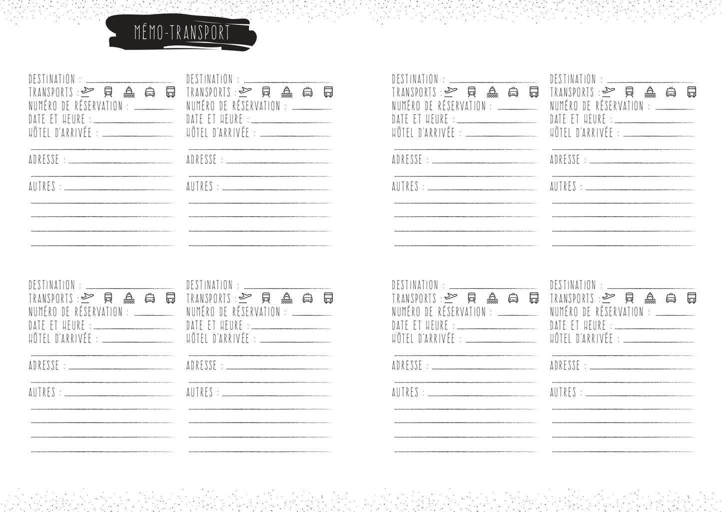 Carnet d'aventures