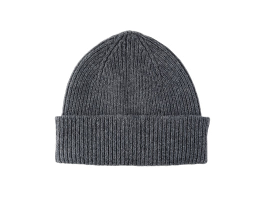 Bonnet Laine et Angora Med Grey