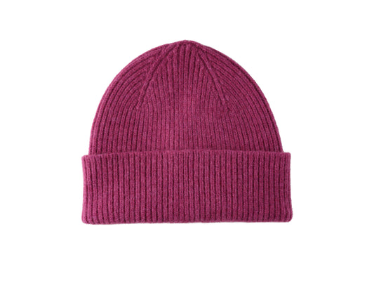 Bonnet Laine et Angora Plum