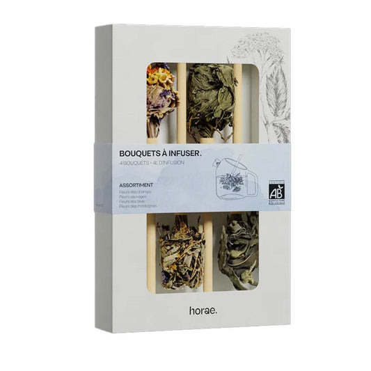 4 bouquets à infuser bio - Coffret infusion bio