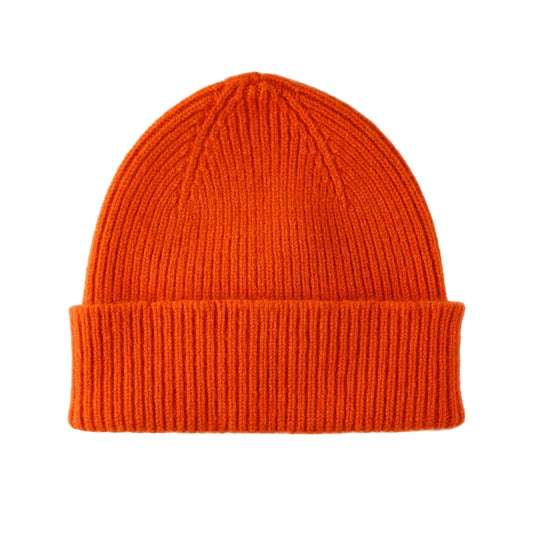 Bonnet Laine et Angora orange glow