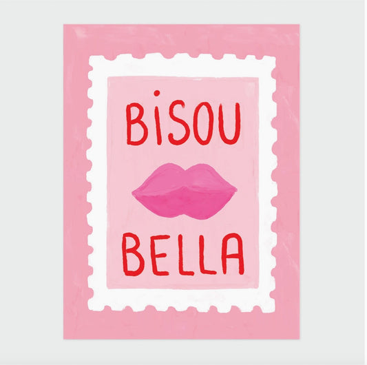 Affiche Bisou Bella