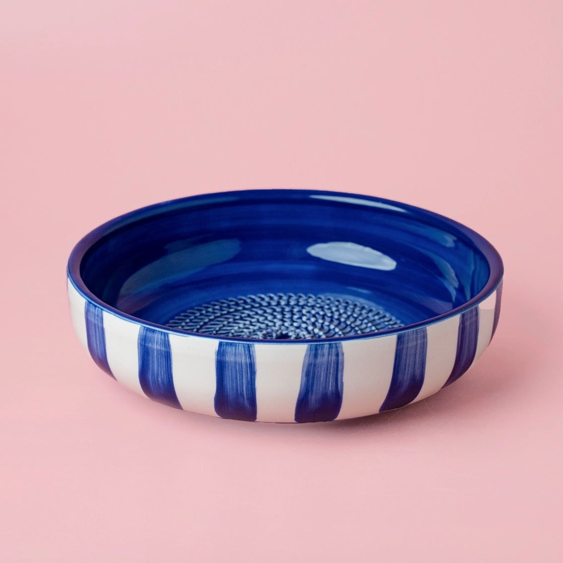 Assiette râpe à ail - Grande céramique