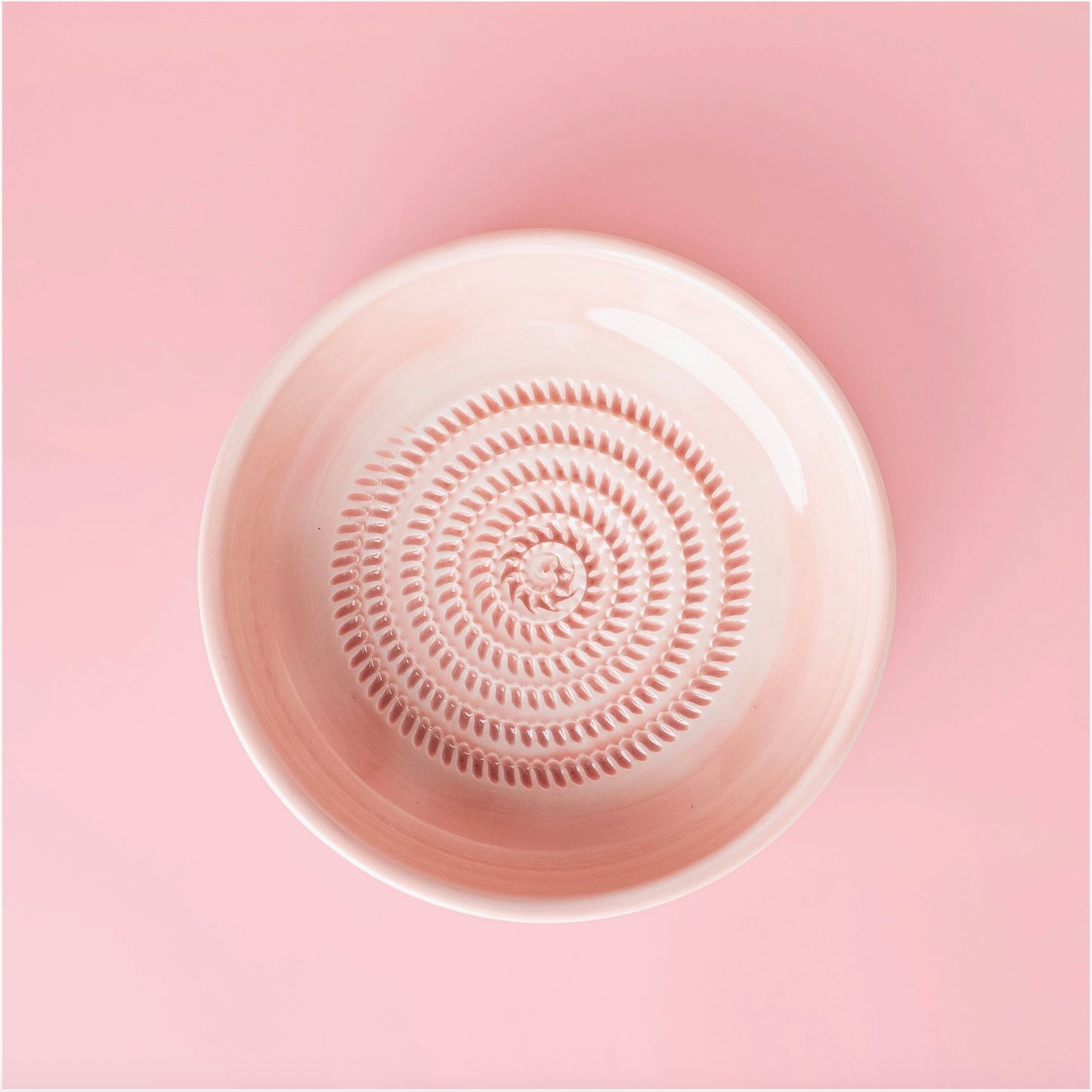 Assiette râpe à ail - Grande céramique