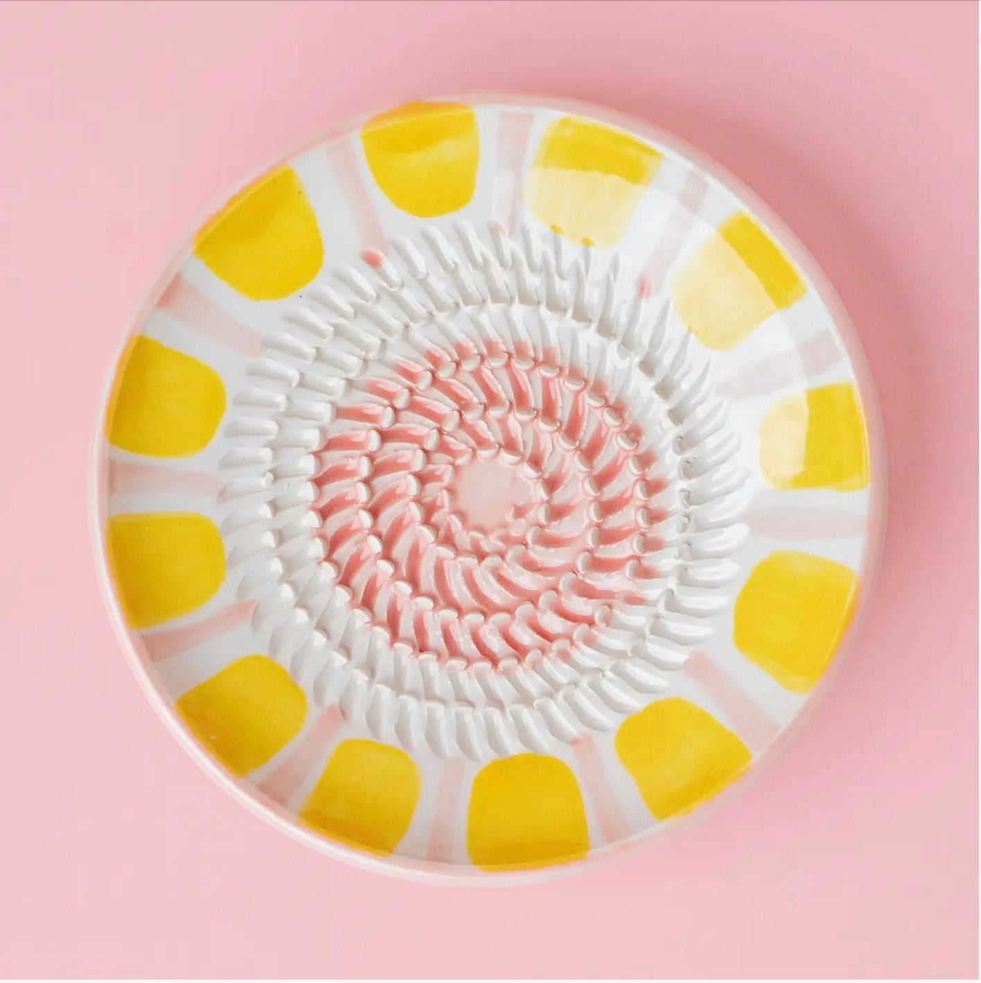 Assiette râpe à ail - Petite céramique