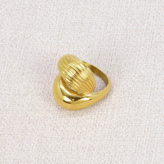 Bague double goutte