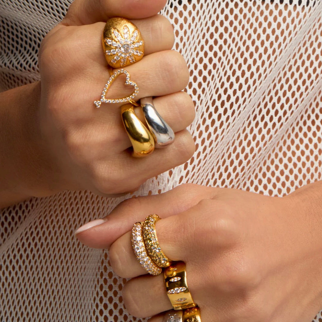 Bague twin hearts