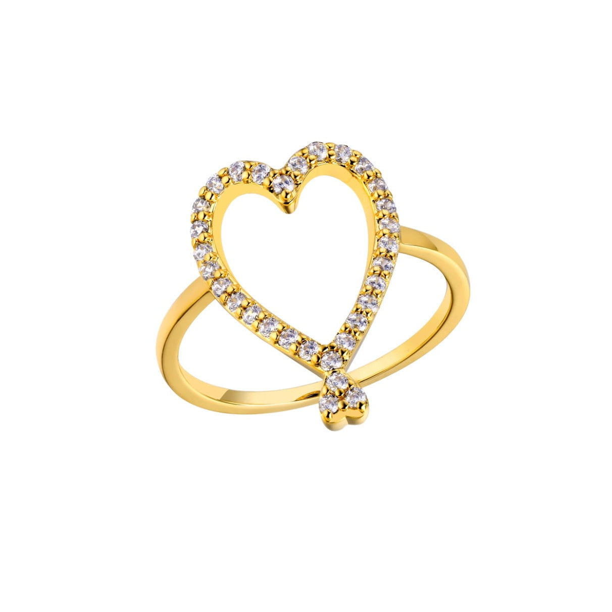 Bague twin hearts