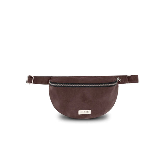 Sac banane Custine - Chocolate brown Waxed