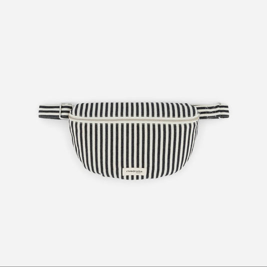 Sac banane Custine - Black Striped