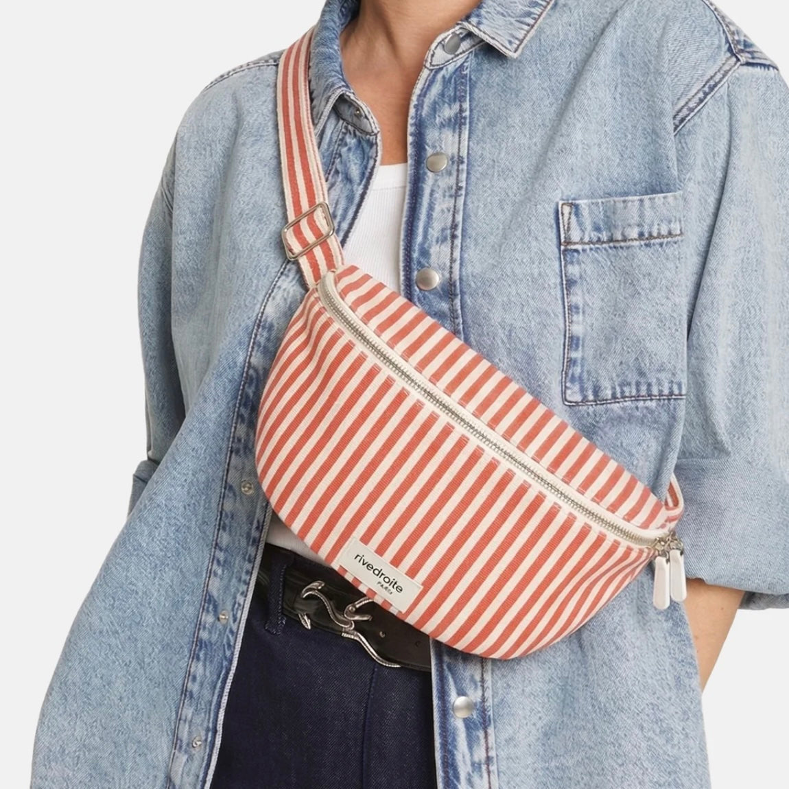Sac banane Custine - Red Striped