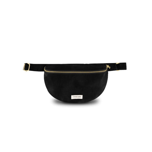Sac banane Custine - Black Waxed