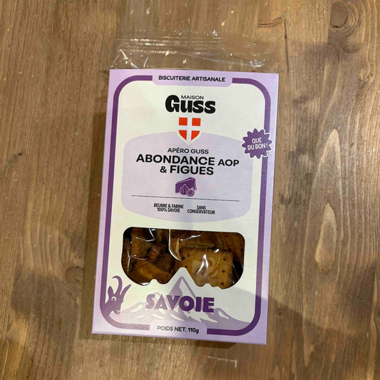 Biscuits apéro Abondance AOP & figues