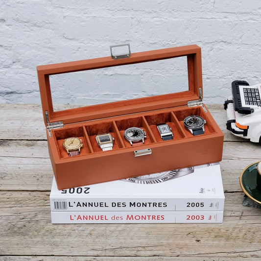 Boite à montres 5 emplacements