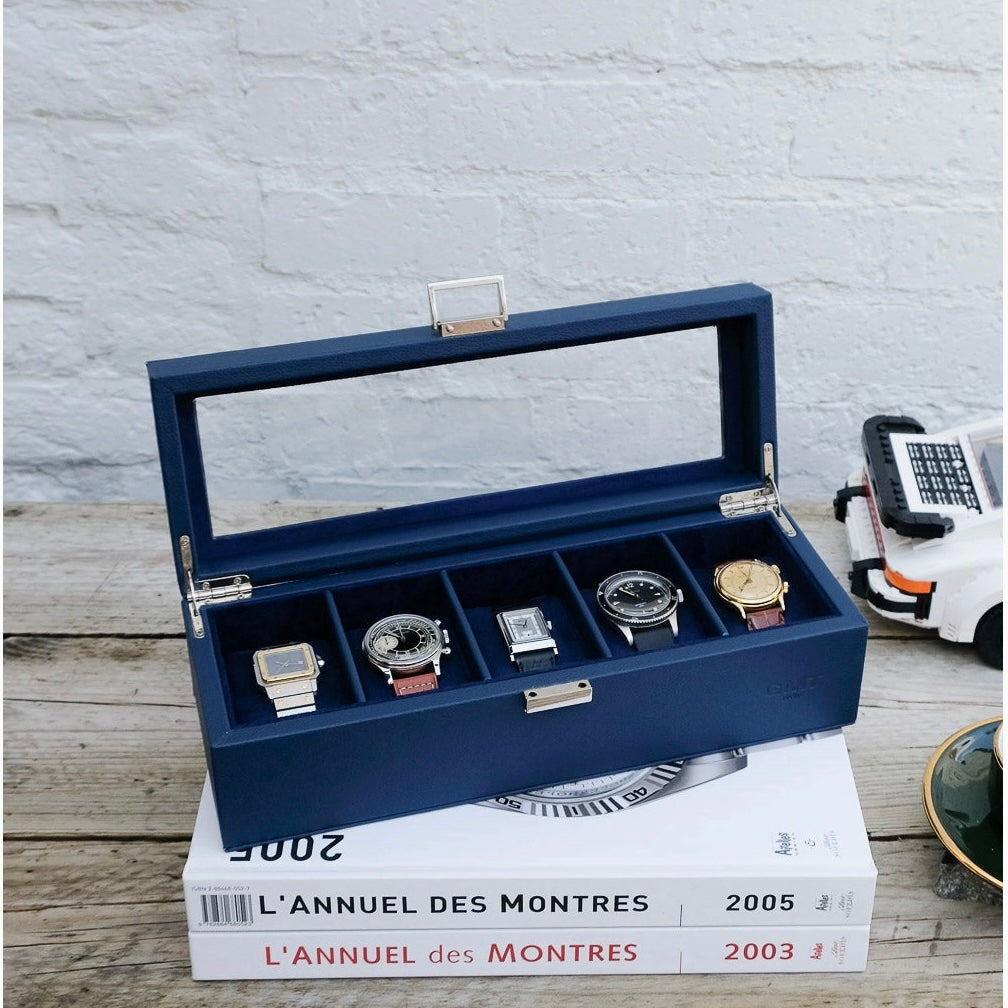 Boite à montres 5 emplacements