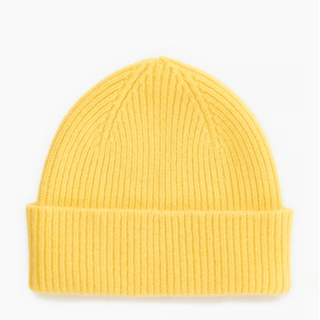 Bonnet Laine et Angora Lemon