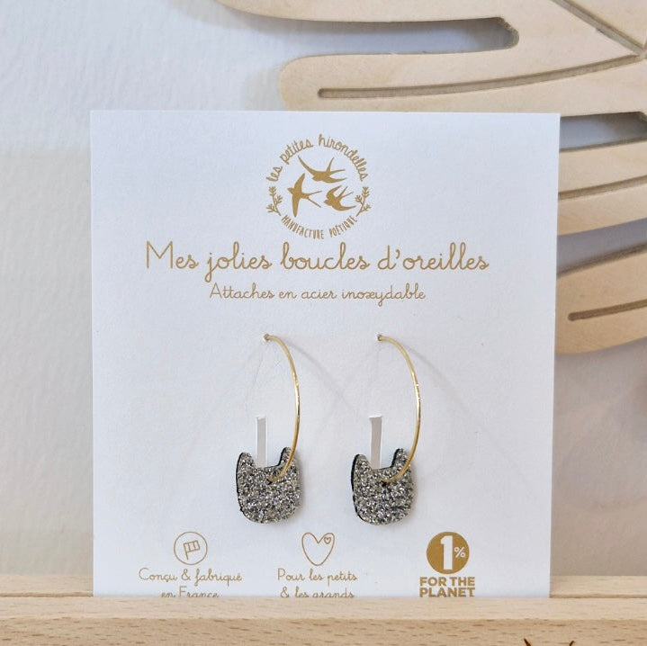 Boucles d'oreilles - Chat