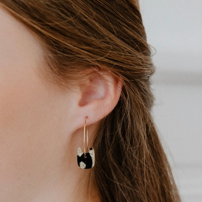 Boucles d'oreilles - Chat