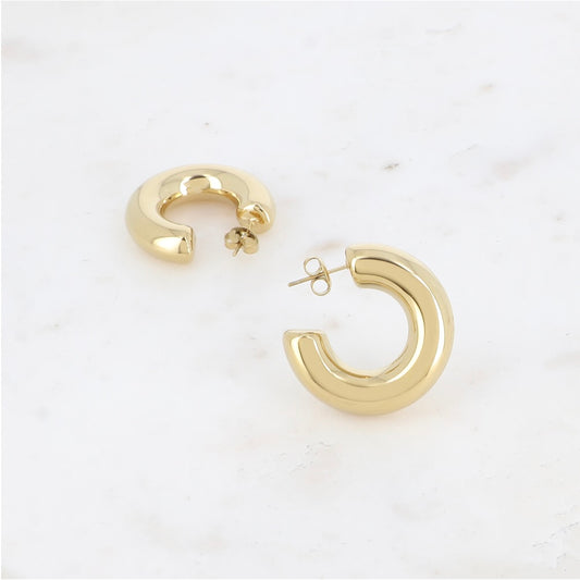 Boucles d'oreilles - Créoles large