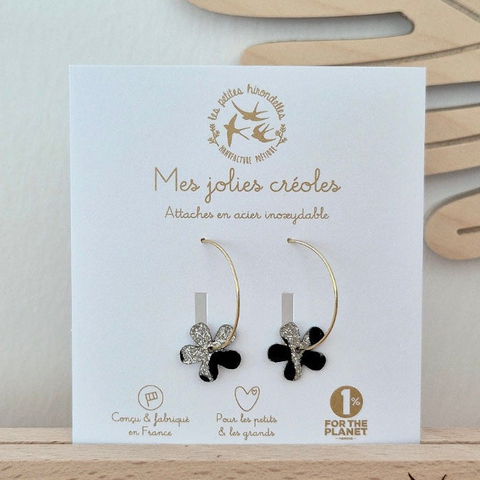 Boucles d'oreilles - fleurs