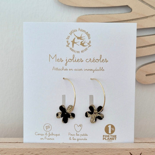 Boucles d'oreilles - fleurs