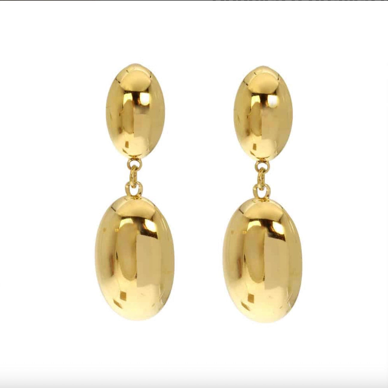 Boucles d'oreilles - pendantes oval