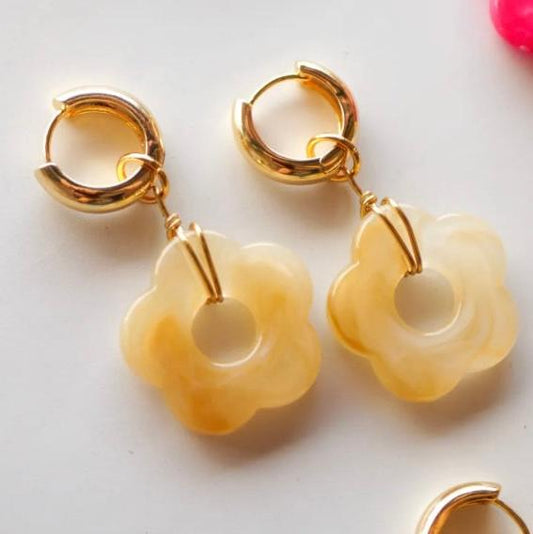 Boucles d'oreilles Ana fleur