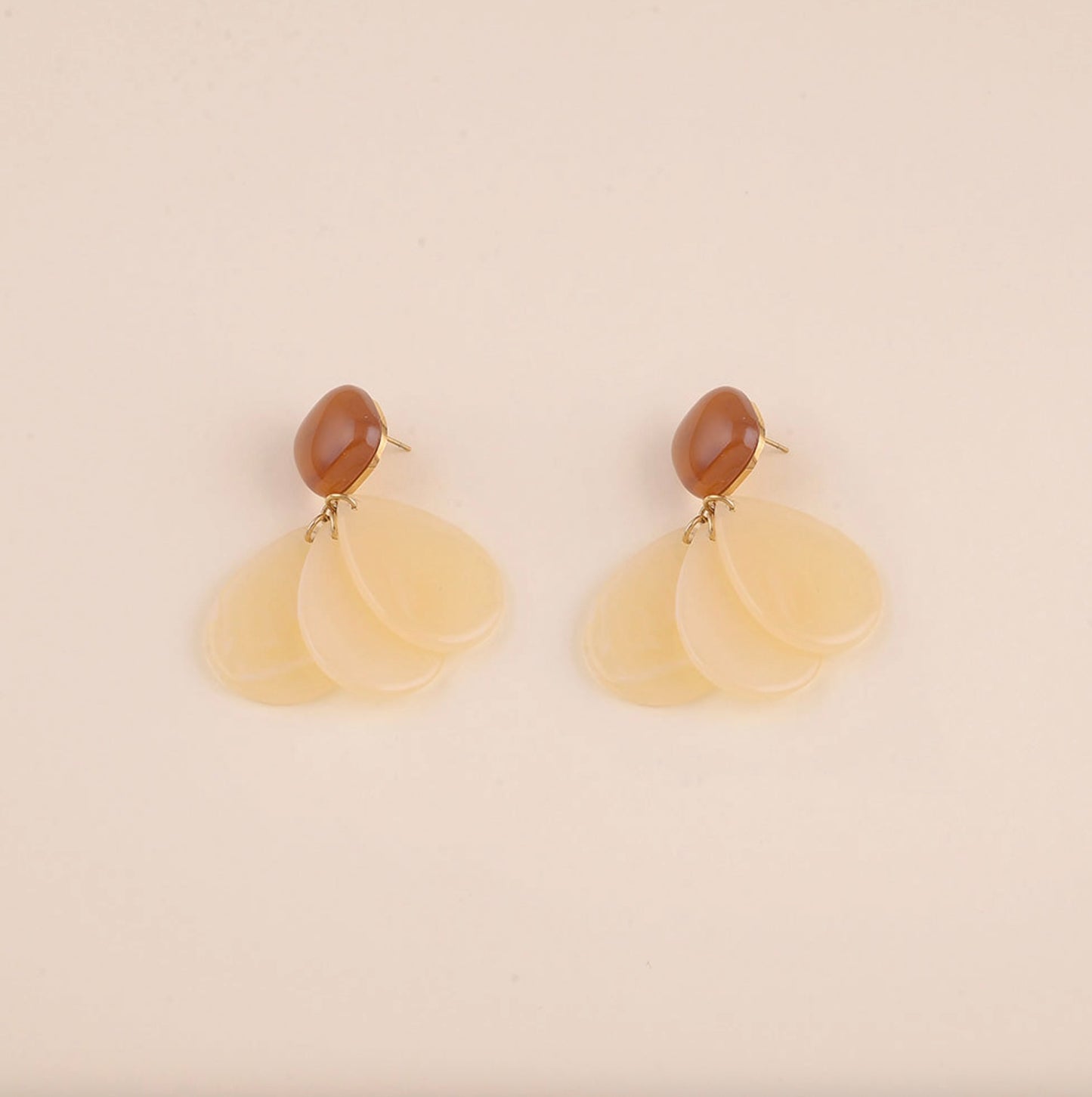 Boucles d'oreilles résine