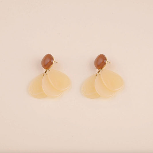 Boucles d'oreilles résine