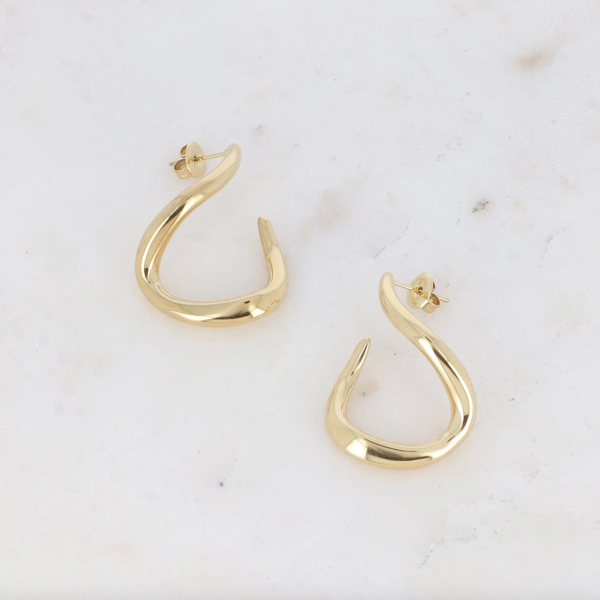 Boucles ligne courbée